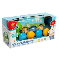 Каталка на веревке &laquo;Весёлый червячок&raquo;