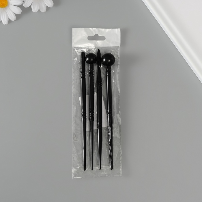 Инструменты для придания формы фоамирану (набор 4 шт) 16,5 см Инструменты для придания формы фоамирану (набор 4 шт) 16,5 см