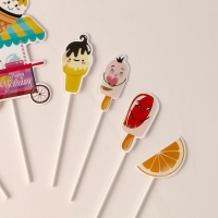 Набор топперов «Сладкая вечеринка», набор 10 шт. Набор топперов «Сладкая вечеринка», набор 10 шт.