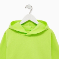 Костюм детский (толстовка, брюки) с НАЧЁСОМ, цвет салатовый, рост 134 см Костюм детский (толстовка, брюки) с НАЧЁСОМ, цвет салатовый, рост 134 см
