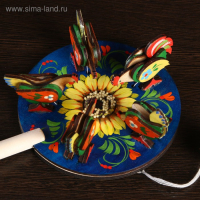 Сувенир "Курицы клюющие", d=13 см микс Сувенир "Курицы клюющие", d=13 см микс