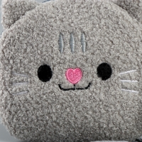 Мягкая сумка &laquo;Кошечка&raquo;. цвет серый