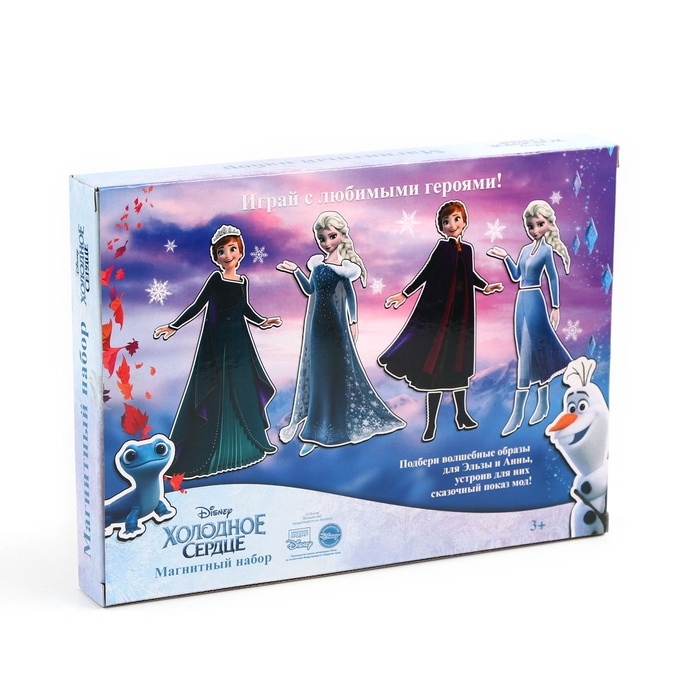 Магнитный набор &laquo;Холодное сердце: Эльза и Анна&raquo;, в коробке