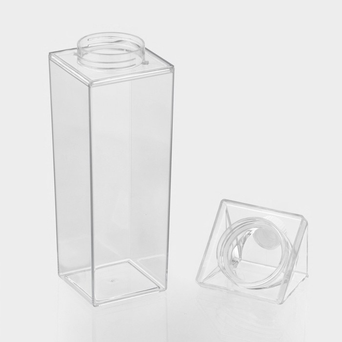 Кувшин для напитков Доляна, 1 л, 8&times;26 см, полистирол, цвет прозрачный