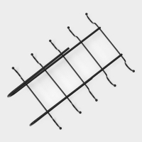 Держатель для кружек подвесной Доляна, на 10 предметов, 27,8×18,5×7,5 см, цвет чёрный Держатель для кружек подвесной Доляна, на 10 предметов, 27,8×18,5×7,5 см, цвет чёрный