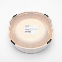 Миска бамбуковая 400 мл, 17 х 6 см, белая Миска бамбуковая 400 мл, 17 х 6 см, белая