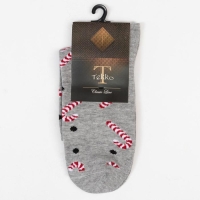 Носки мужские &laquo;Леденцы&raquo; цвет серый, размер 25