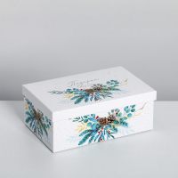 Набор подарочных коробок 10 в 1 &laquo;Счастливого Нового года&raquo;, 12 х 7 х 4 - 32.5 х 20 х 12.5 см, Новый год