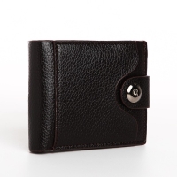 Портмоне мужское на магните, отдел для купюр, для карт, для монет, цвет коричневый Портмоне мужское на магните, отдел для купюр, для карт, для монет, цвет коричневый