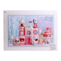 Дом для зверей &laquo;Зайчики: большая семья&raquo; с набором аксессуаров