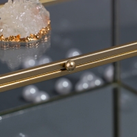 Органайзер для хранения «MOUNTAINS», с крышкой, стеклянный, с зеркальным дном, 1 секция, 21,5 × 10,5 × 7,5 см, цвет прозрачный/медный Органайзер для хранения «MOUNTAINS», с крышкой, стеклянный, с зеркальным дном, 1 секция, 21,5 × 10,5 × 7,5 см, цвет прозрачный/медный