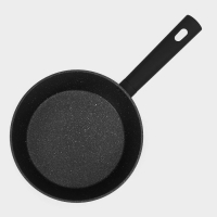 Ковш с крышкой Доляна &laquo;Первый дом&raquo;, 1,2 л, d=18 см, антипригарное покрытие, индукция, цвет чёрный