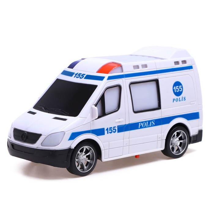 Машина радиоуправляемая &laquo;Спецслужбы&raquo;, свет, работает от батареек, МИКС