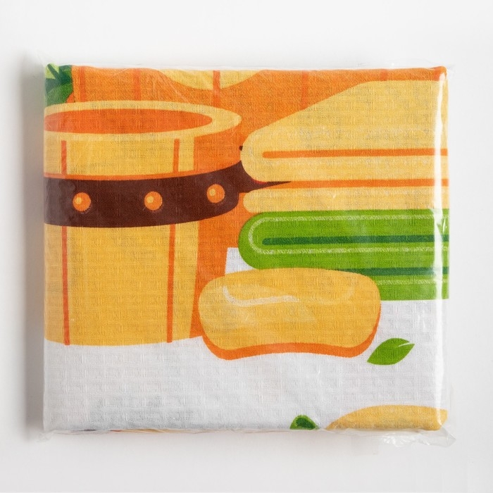 Полотенце Полотенце "С лёгким паром" 60х146 см, 100% хлопок 160гр/м2