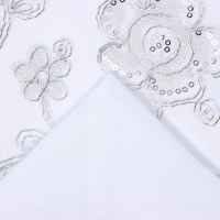 Скатерть Этель с пайетками, 110 х 160 &plusmn;5 см, п/э