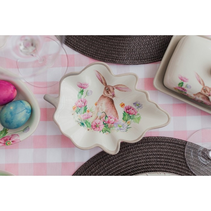 Блюдо сервировочное Доляна &laquo;Зайка&raquo;, 21&times;15&times;4 см