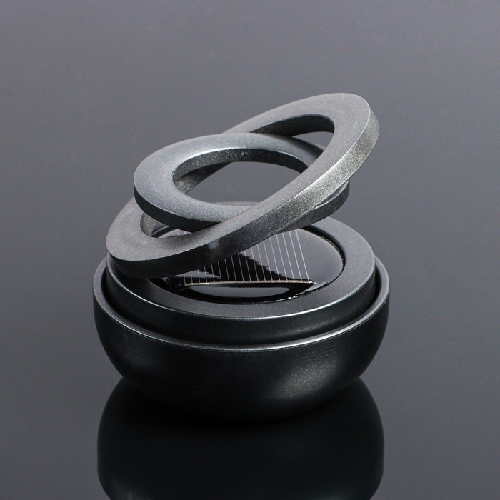 Аксессуар на панель с ароматизатором, гравитационные кольца, вращается от солнца, планета, черный Аксессуар на панель с ароматизатором, гравитационные кольца, вращается от солнца, планета, черный