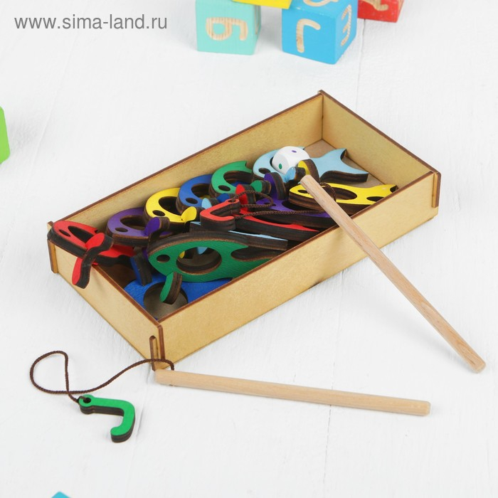 Игра &laquo;Поймай-ка. Рыбки&raquo;, удочка с крючком