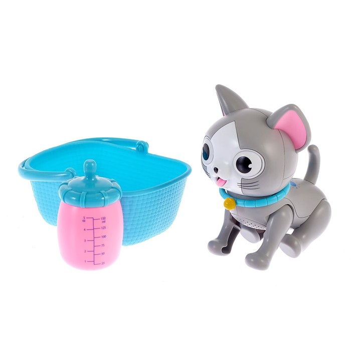 Интерактивная игрушка «Мой питомец», кошечка, со световыми и звуковыми эффектами Интерактивная игрушка «Мой питомец», кошечка, со световыми и звуковыми эффектами