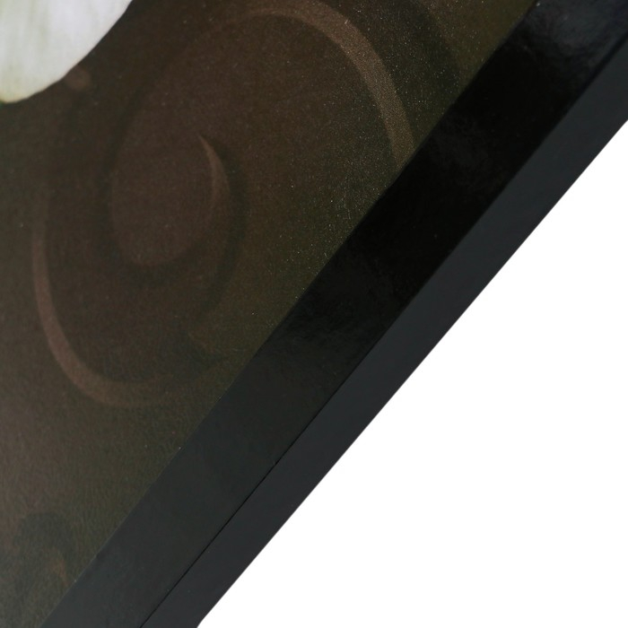 Картина "Белая орхидея" 75*75 см рамка микс