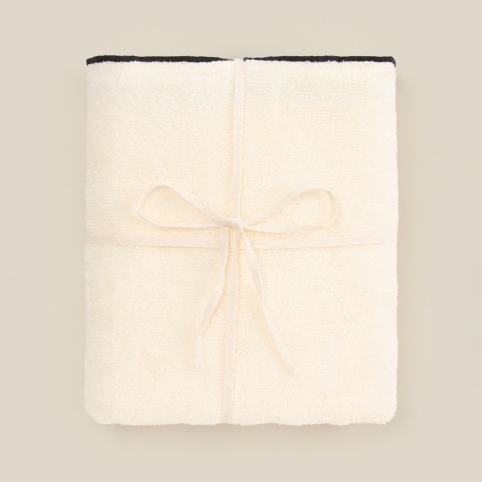 Полотенце махровое SL HOME: Black Frame "Айвори" 90х150 см, 100% хлопок, 470 г/м2