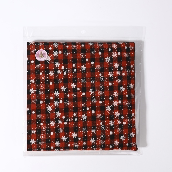 Новый год! Набор лоскутов &laquo;Новогодний&raquo;, 3 шт, 48 &times; 48 см, цвет золотой