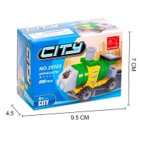 Конструктор &laquo;Мини-паровоз&raquo;, 22 детали