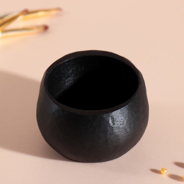 Предмет интерьера Предмет интерьера "Пришелец" высота 5 см, d-6 см черный