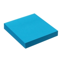 Блок с липким краем 76*76мм 100л Интенсив синий Блок с липким краем 76*76мм 100л Интенсив синий