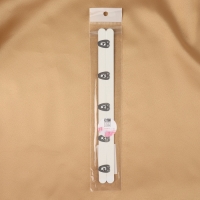 Бюск-застёжка для корсета, 25 см, цвет белый/серебряный