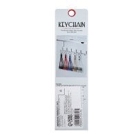 Кабель брелок 3 в 1, MicroUSB/Type-C/Lightning - USB, 2.4 А, бежевый Кабель брелок 3 в 1, MicroUSB/Type-C/Lightning - USB, 2.4 А, бежевый