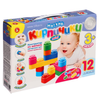 Конструктор «Мягкие кирпичики мини», 12 деталей Конструктор «Мягкие кирпичики мини», 12 деталей