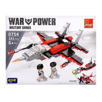 Конструктор Военные &laquo;Истребитель&raquo;, 3 в 1, 181 деталь