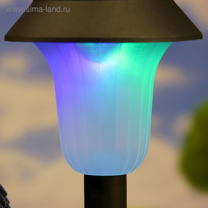 Садовый фонарь Садовый фонарь "Зайцы у фонаря" 23х28см