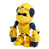 Робот обезьяна &laquo;Горилла&raquo;, интерактивный: звук, свет, металлический, на батарейках, цвет МИКС