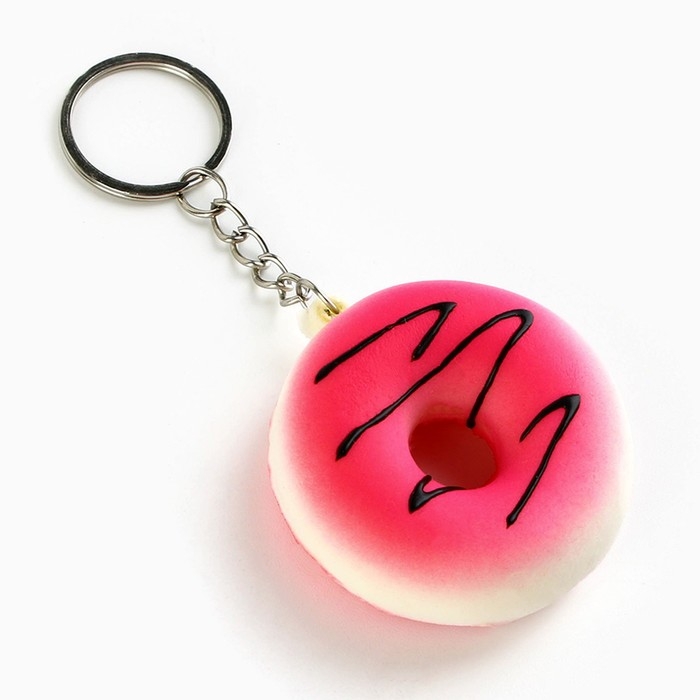 Брелок для ключей мялка &laquo;Пончик&raquo;, 5 см