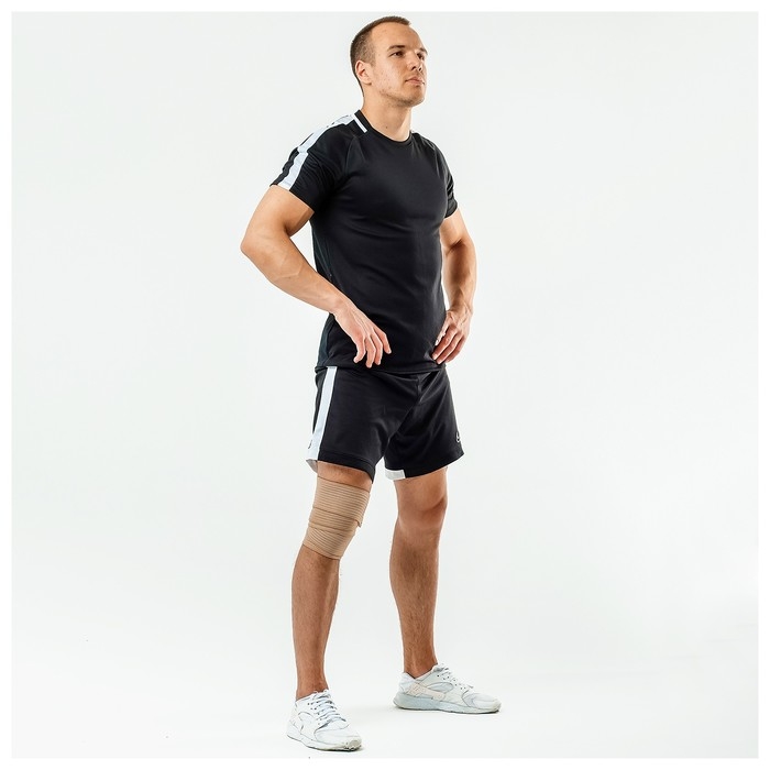 Бинт-бандаж для колена ONLYTOP, пара, размер универсальный Бинт-бандаж для колена ONLYTOP, пара, размер универсальный