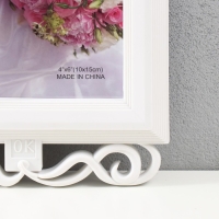 Мультирамка "CROWN" пластик, 6 фото 10х15 см, цв. белый Мультирамка "CROWN" пластик, 6 фото 10х15 см, цв. белый