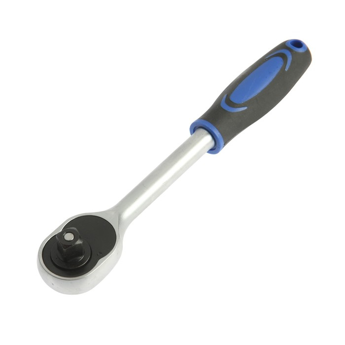 Набор торцевых головок ТУНДРА, трещотка, CrV, 1/2 Набор торцевых головок ТУНДРА, трещотка, CrV, 1/2", 10 - 24 мм, 12 предметов