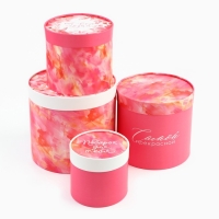 Набор шляпных коробок 4 в 1 &laquo;Для тебя&raquo;, 12 х 12 - 20 х 20 см