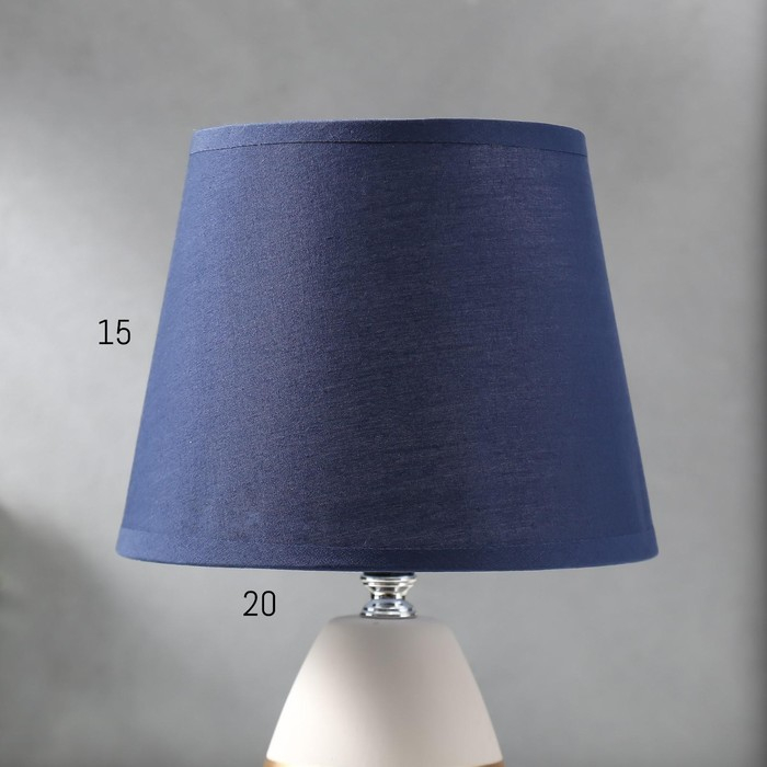 Лампа настольная 16199/1 E14 40Вт сине-серый 17х17х28 см