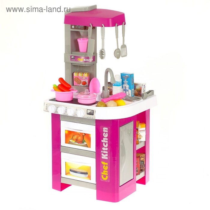 Игровой модуль кухня &laquo;Талантливый повар&raquo;, свет, звук, бежит вода из крана, цвета МИКС