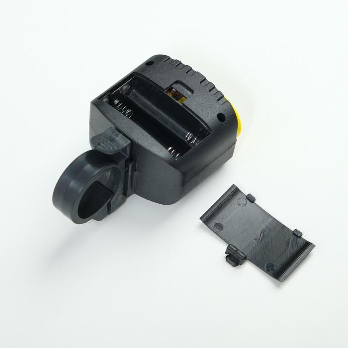 Фонарь велосипедный передний, водонепроницаемый, 2 диода, 1 режим, 3ААА Фонарь велосипедный передний, водонепроницаемый, 2 диода, 1 режим, 3ААА