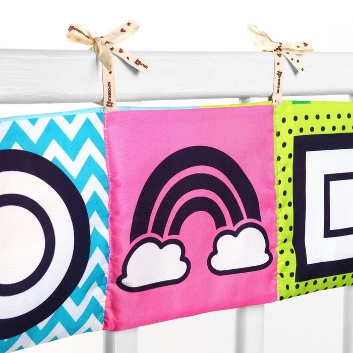 Бортик на кроватку «Африка» 14х70 см, Крошка Я Бортик на кроватку «Африка» 14х70 см, Крошка Я