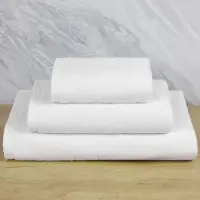 Полотенце махровое &laquo;Отель&raquo;, среднее, белое