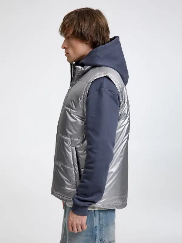 Жилет Kama серебристый, размер S