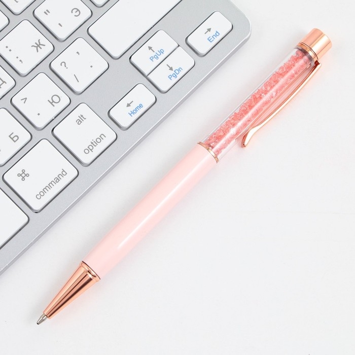 Ручка с шейкером &laquo;Учителю: Учитель&raquo;, синяя паста, металл, 1 мм