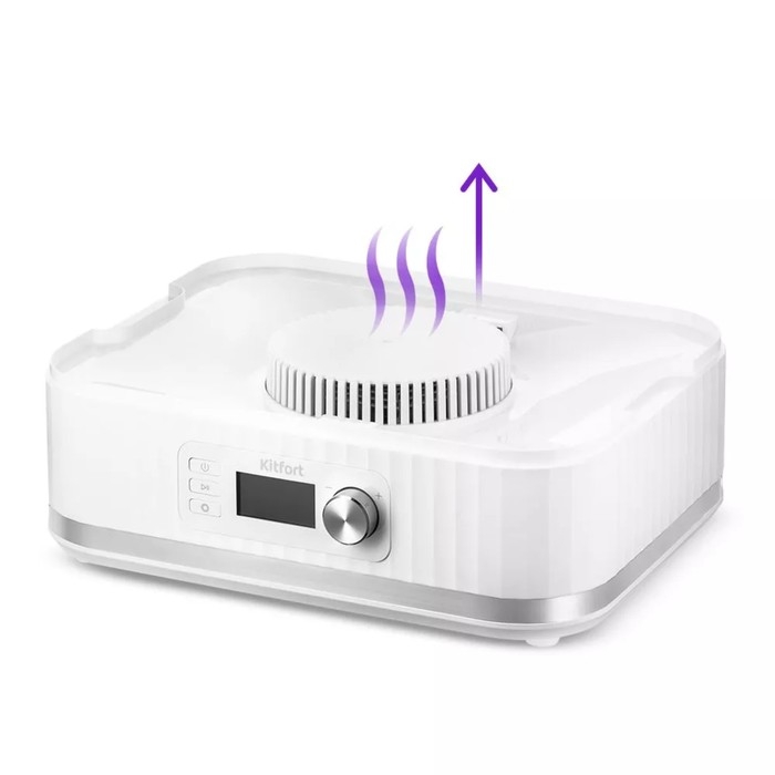 Сушилка для овощей и фруктов Kitfort КТ-1959, 450 Вт, 5 ярусов, таймер, белая Сушилка для овощей и фруктов Kitfort КТ-1959, 450 Вт, 5 ярусов, таймер, белая