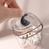 Органайзер для хранения «Кит», с крышкой, 9 × 9 × 13,5 см, в картонной коробке, цвет синий Органайзер для хранения «Кит», с крышкой, 9 × 9 × 13,5 см, в картонной коробке, цвет синий