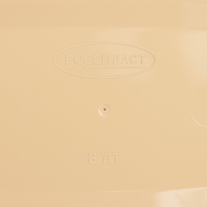 Контейнер для мусора «Камелия», 8 л, цвет бежевый/коричневый Контейнер для мусора «Камелия», 8 л, цвет бежевый/коричневый